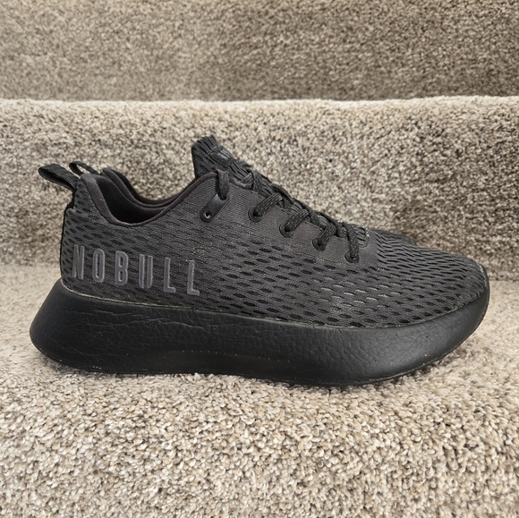 NoBull Runners Black Iridescent Knit Sneakers Mens Size 11 - Picture 2 of 10